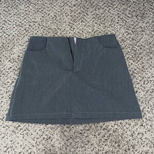 Low-Waist Straight Skirt